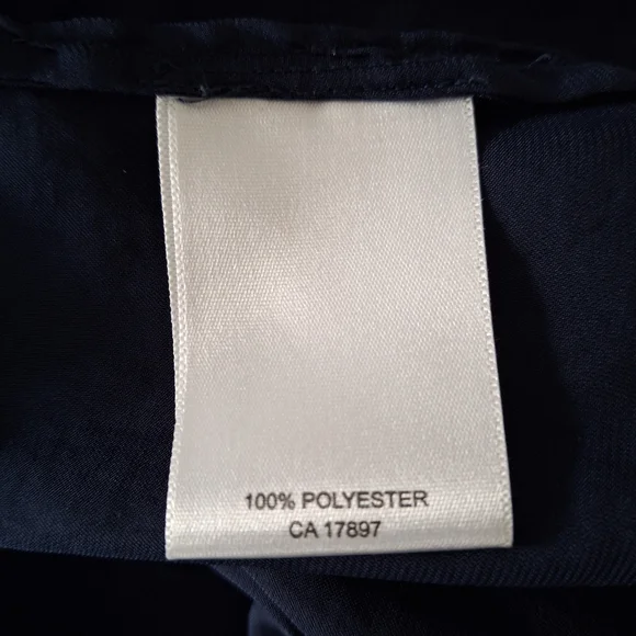 NWOT Banana Republic Sheer And Shiny Ladies Blue Blouse Sz. M. - Picture 6 of 10